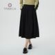 TRIBECA翠贝卡秋冬新款 商场同款 纯色高腰显瘦顺垂女口袋字半身裙
