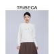TRIBECA翠贝卡2025春季 S88Z822 纯色休闲宽松针织帽衫 新款 商场同款