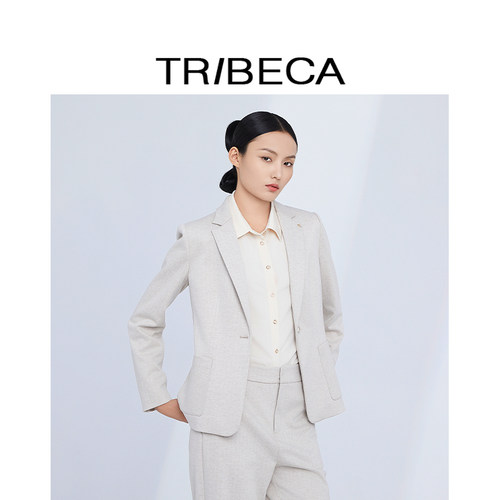 翠贝卡通勤长袖西服外套