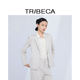 翠贝卡2024秋新款 商场同款 米杏修身 TRIBECA 职场通勤商务长袖 西服