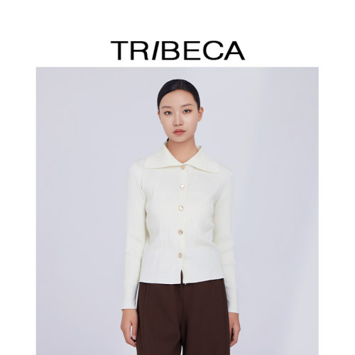 TRIBECA翠贝卡系扣开衫针织衫