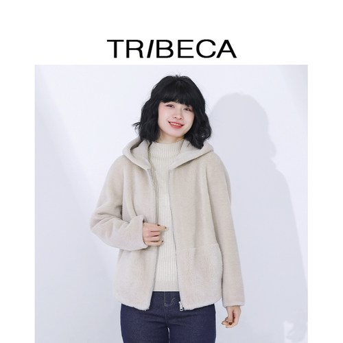TRIBECA翠贝卡休闲绵羊毛外套