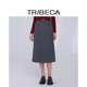 休闲通勤职业中长款 TRIBECA翠贝卡2024年商场同款 秋冬新款 半身裙