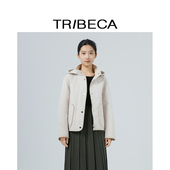 轻薄宽松棉服经典 TRIBECA翠贝卡2025秋新款 商场同款 简约保暖棉衣