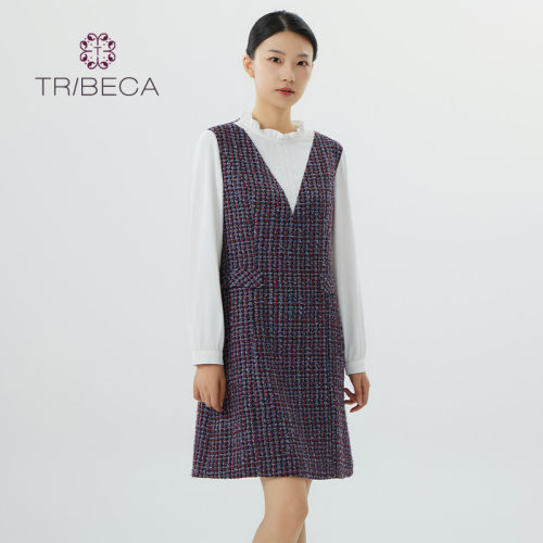 TRIBECA翠贝卡小香风连衣裙