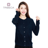 百搭纯色弹力针织开衫 TRIBECA翠贝卡商场同款 时尚