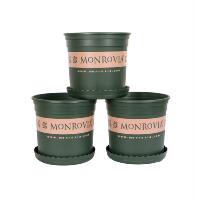 Eco-friendly resin plastic flowerpots, gallon flowerpots, creative circular garden balcony, extra-large POTS for growing vegetables and flowers thumbnail 8