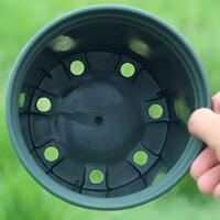 Eco-friendly resin plastic flowerpots, gallon flowerpots, creative circular garden balcony, extra-large POTS for growing vegetables and flowers thumbnail 7