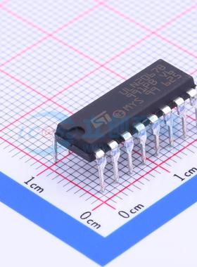 ULN2067B ST(意法半导体) PowerDIP-16 达林顿晶体管阵列 现货