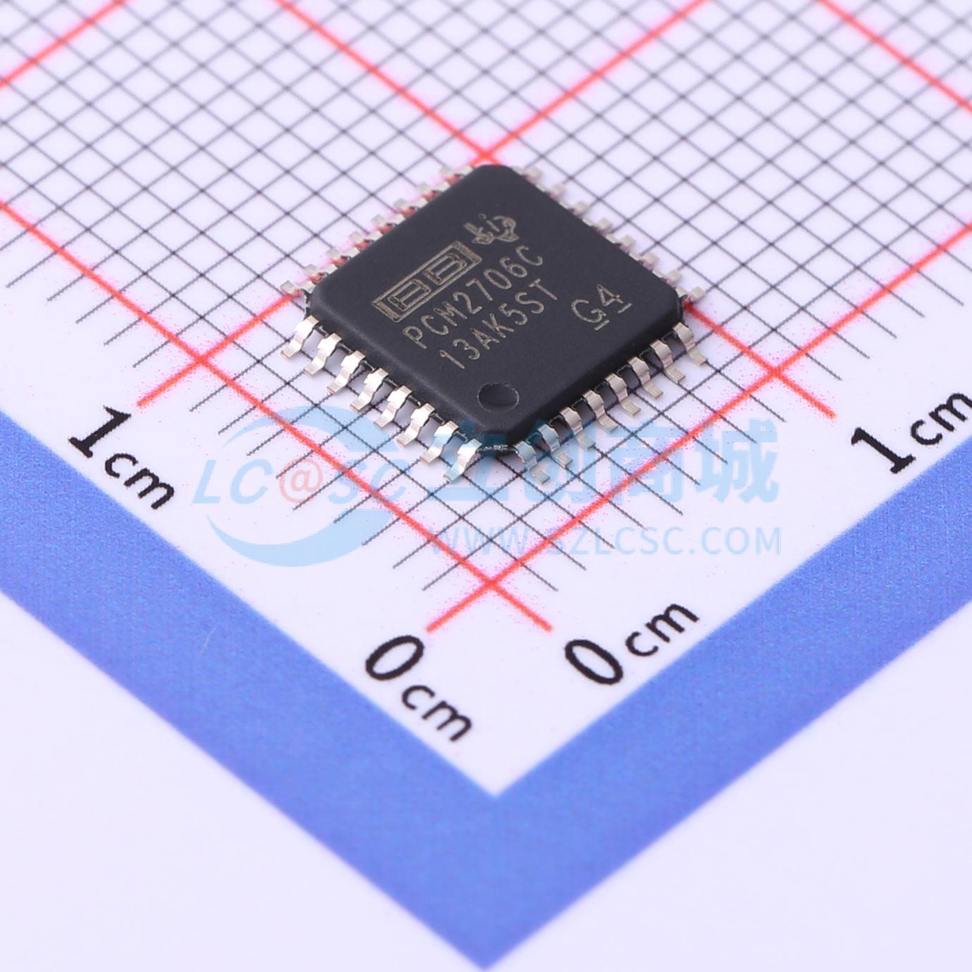 PCM2706CPJTR TQFP-32(7x7) 全新原装 TI(德州仪器) - 实物图