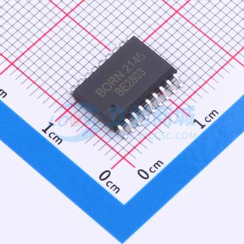 ULN2803A BORN(伯恩半导体) SOP-18 达林顿晶体管阵列 现货