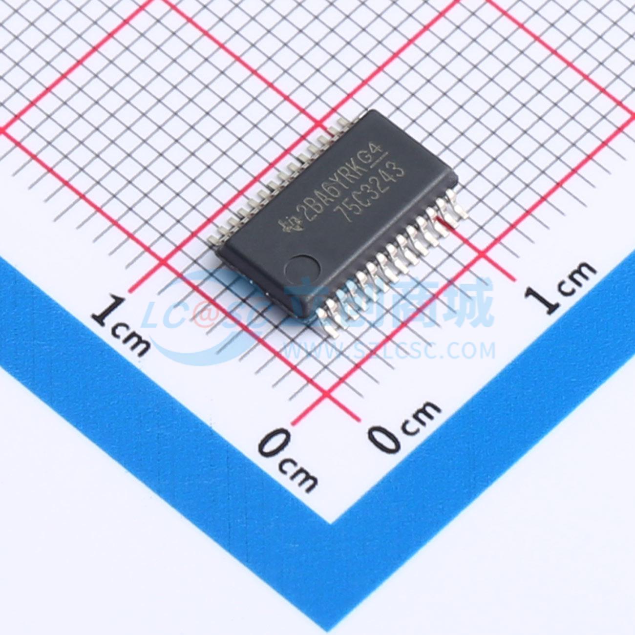 SN75C3243DBR SSOP-28-208mil 全新原装 TI(德州仪器) - 实物图
