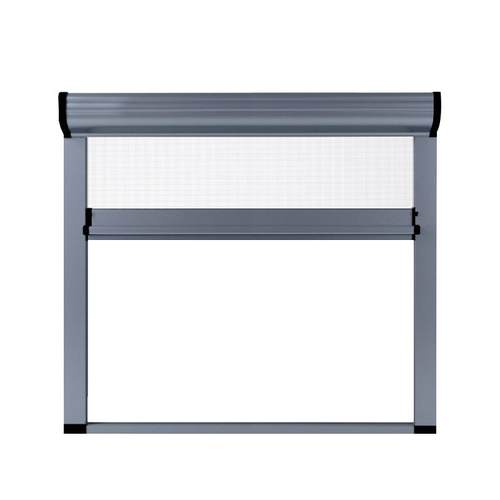 门窗铝合金卷筒隐形纱窗防蚊回卷纱门推拉式纱网窗纱铝材沙窗