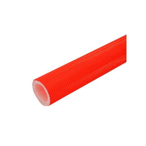 厂家地暖压花保温管水管红蓝保温棉红蓝压花管地暖分水器保温套