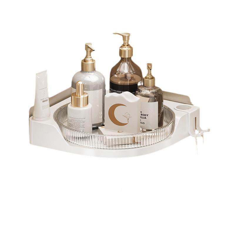 壁挂式新款浴壁挂旋置物架浴转室卫角生间免打孔墙护肤品卫沐浴露,家装主材,卫浴置物架,淘宝优惠券,粉丝福利购,淘宝优惠卷