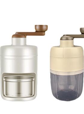 家庭手摇刨冰机VBX家用小型冰摆摊商用不插电机手沙动碎机冰绵绵