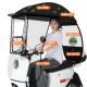 动卸电瓶车雨篷防晒防雨挡风罩摩棚托车遮阳伞雨伞新款 可拆安9757