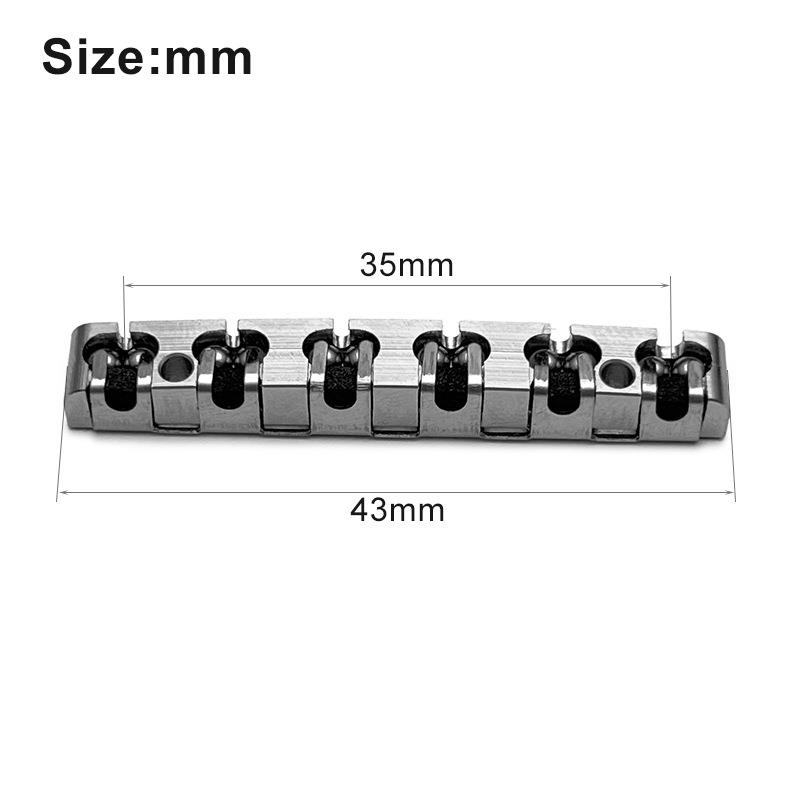 ST风格吉他43MMRoller不锈钢电吉他螺母精密CNC加工螺母替换件