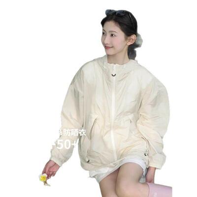 NASA夏晒防衣女202季5新款uBQ-9617pf50丝+防紫外线透气冰薄款速