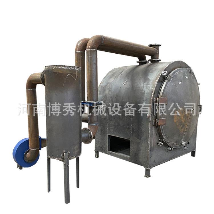 大型原木木炭碳化炉杂木果木炭化设备卧式炭化炉包教技术