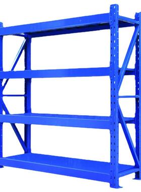 型皇球货架中型重仓储库房架重型货架托盘货架承重9货00KG/层