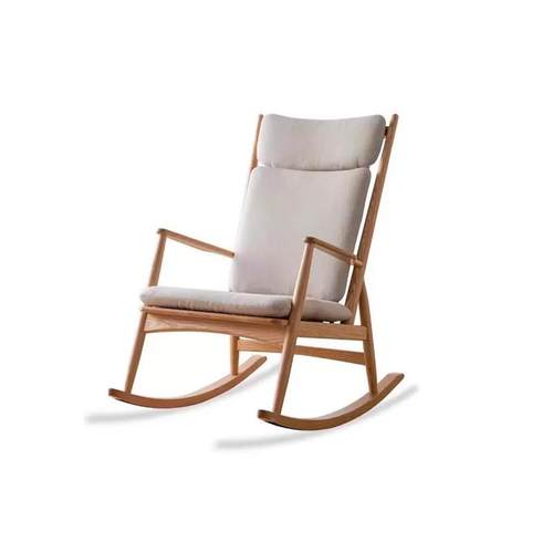 舜伊具木沙发椅冬夏两用简家约椅小户型客摇厅家用阳1台休实闲躺