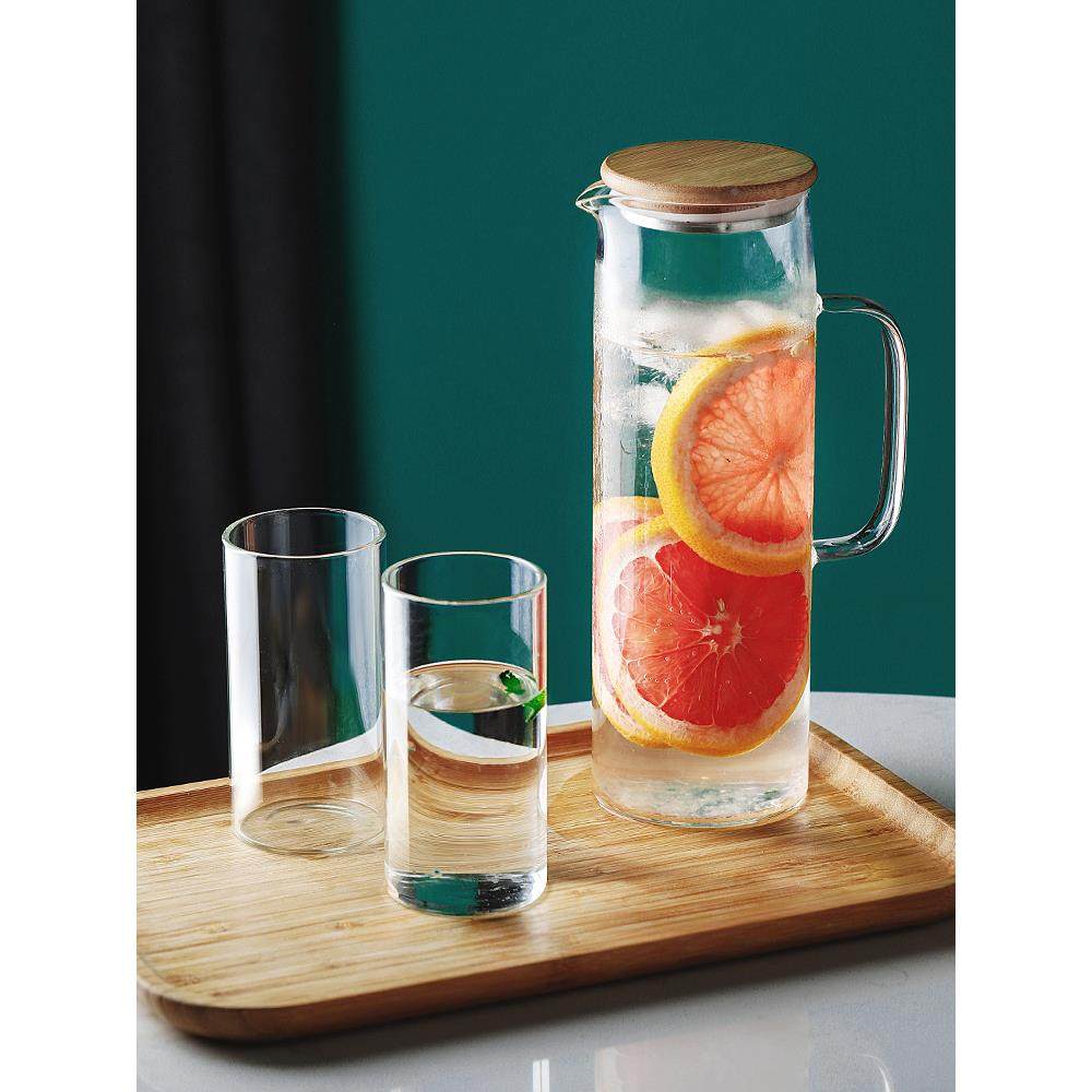 ?凉水杯F756H5MT玻耐高茶温加热大量冷璃水壶家用果容汁豆浆壶套,餐饮具,冷水壶,淘宝优惠券,粉丝福利购,淘宝优惠卷