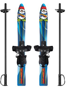 初级滑雪双板含儿雪杖童塑用料休滑雪板户外雪上SB-SKI-0闲运动品