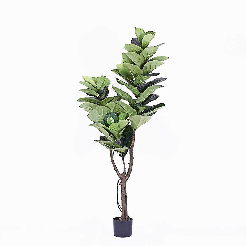 真琴叶榕大型植物盆栽塑料绿植假树客厅落地装饰摆设造景
