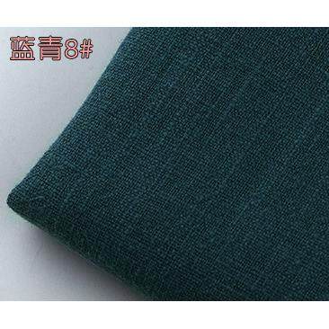 素色棉麻布料竹节苎麻面料砂洗工艺纯色麻布文艺服装麻料