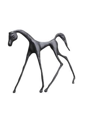 北欧创意铸铁马小红马摆设客厅书房样板间电视柜家居玄关饰品摆件