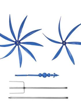 新品Harl洛owWindSin风nerRota35tor哈风旋转p器铁艺车园艺地插
