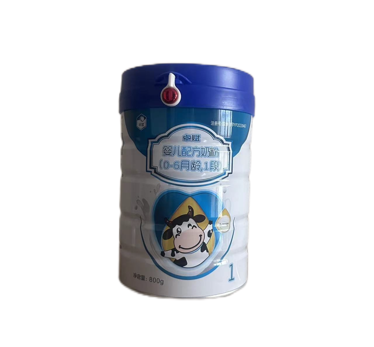 卓赋国产罐装1段800g益生菌奶粉