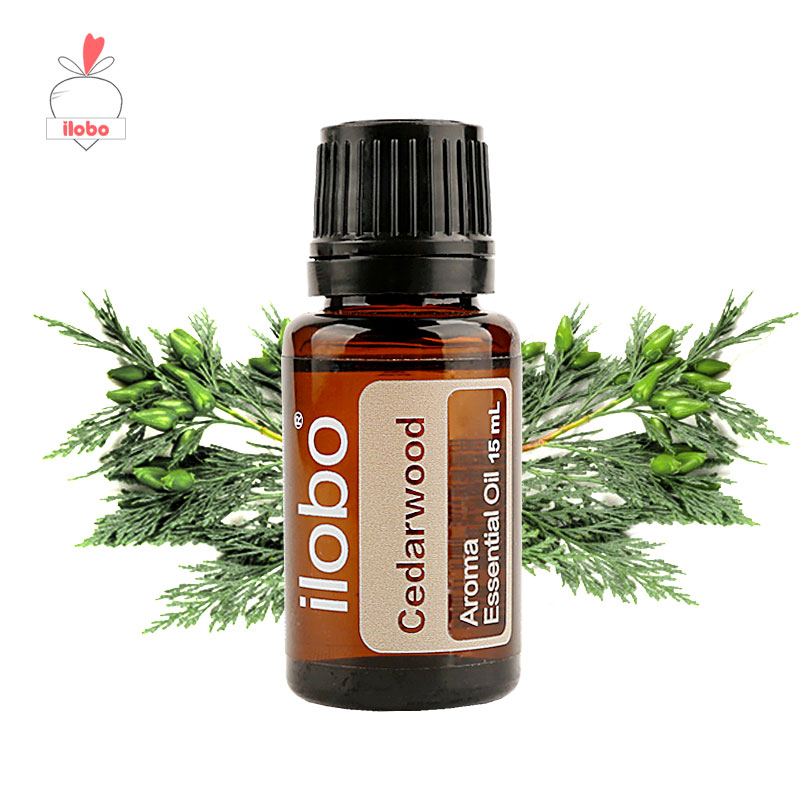 美国雪松Cedarwood芳疗级精油单芳有机植物香薰舒缓15ml ilobo-封面