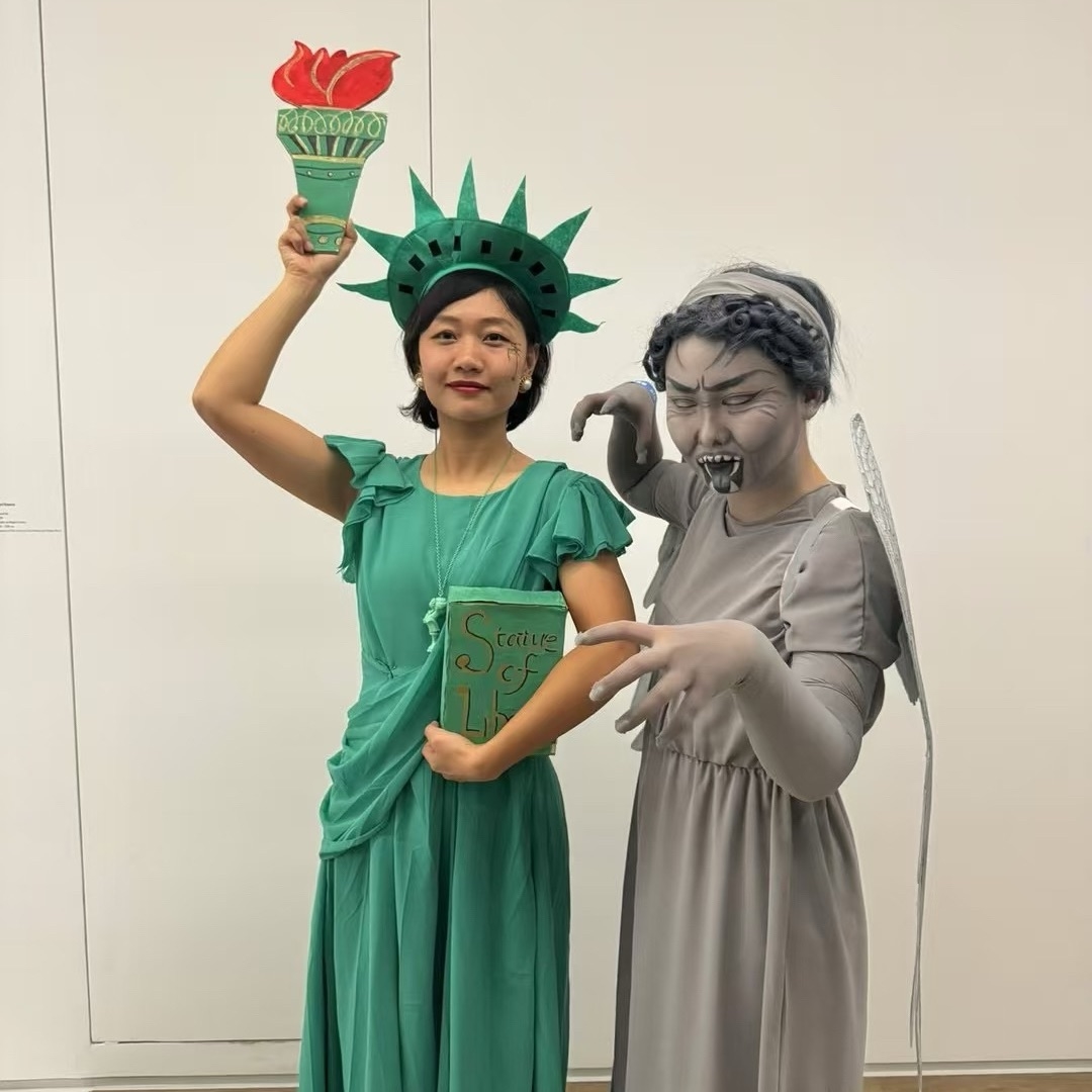 雅典娜自由女神cos万圣节活动搞怪儿童成人角色扮演大摆长裙礼服