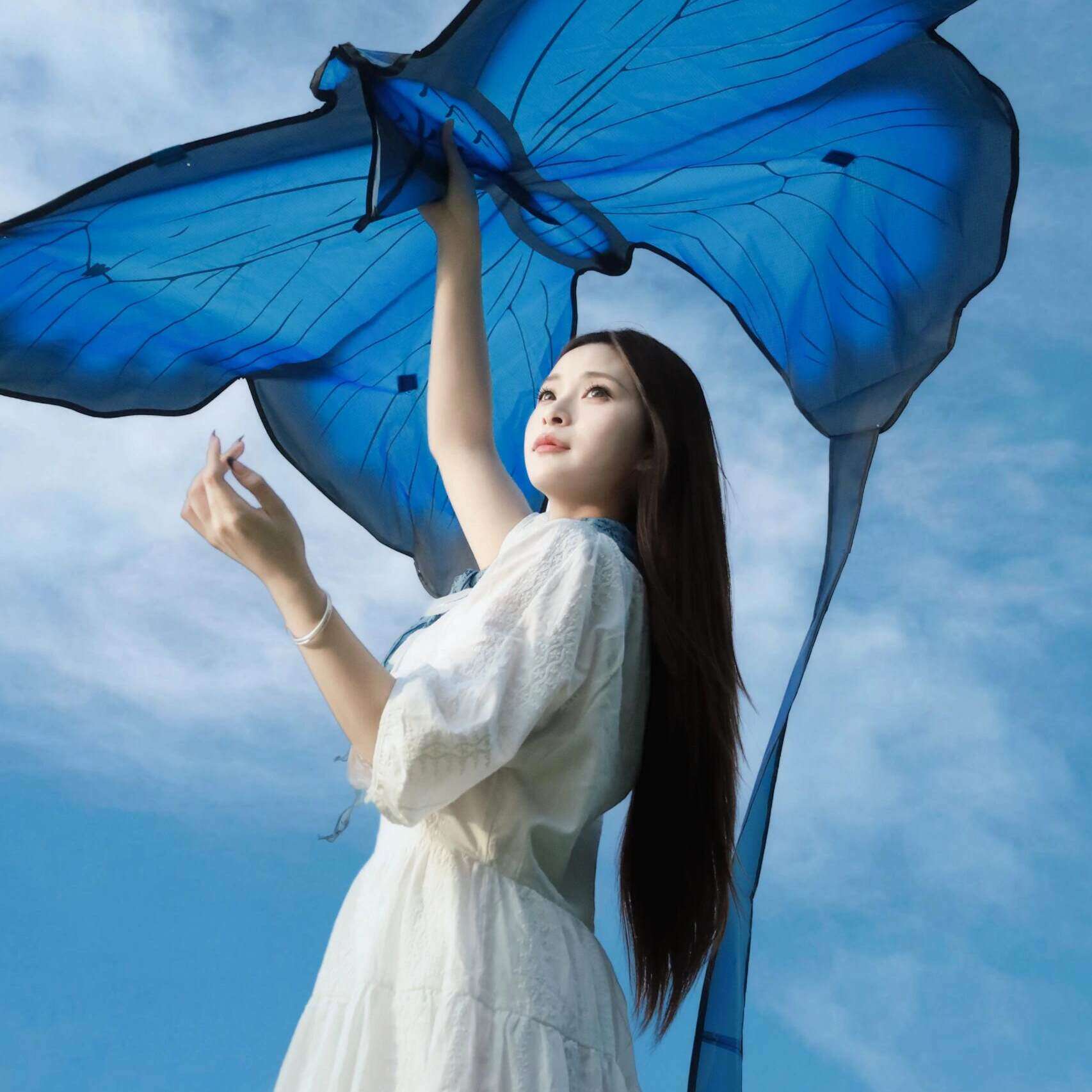 蝴蝶风筝儿童大人专用微风易飞春游野餐露营拍照专用道具2026新款