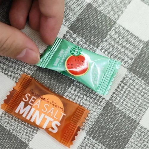 盐津铺子无糖薄荷味糖维C清新口气海盐水果糖果餐饮招待年货