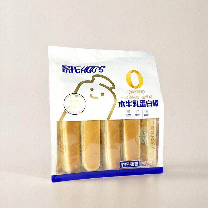新货豪氏水牛乳蛋白棒牛奶味夹心面包解馋零食代餐充饥休闲食品茶