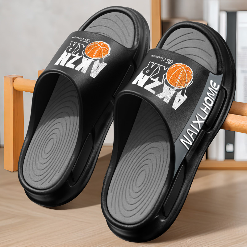 EVA厚底拖鞋男士夏季外穿防滑耐磨踩屎感居家室内防臭凉拖鞋男款