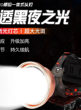 【山拓】S70头灯五节21700头灯强光可充电超长续航头戴式LED户外