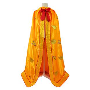 新款精品金元宝财神披风五路财神文武财神佛像披风披袍菩萨披风披