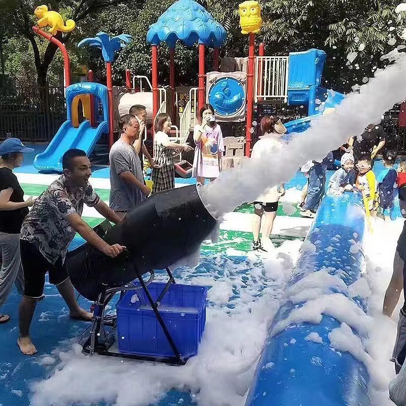 舞台大型泡沬机3000w喷射式泡泡机幼儿园水上乐园户外游乐园派对