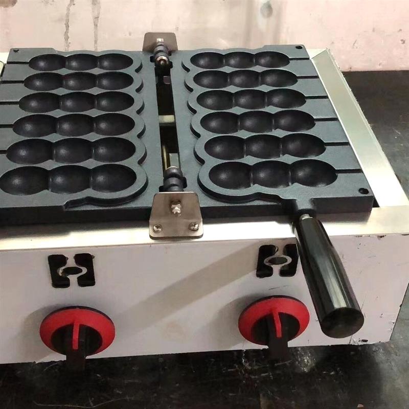 网红爆浆笑脸鸡蛋串串仔机商用糕点微笑燃气饼机机器摆摊小吃电热