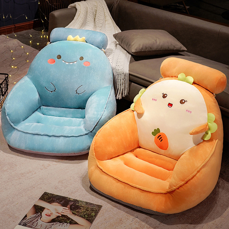 懒人坐垫靠背一体卧室地上榻榻米蒲团阳台飘窗坐墩儿童阅读小沙发