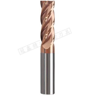 进口钨钢材质58钨钢硬质合金立铣刀 加工中心不锈钢专用4刃/2刃