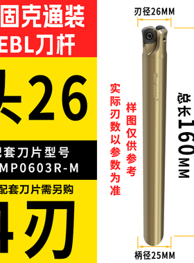 快进给铣刀杆TEMBL高速粗铣刀盘BLMP0603R-M特固克通装双面铣刀片