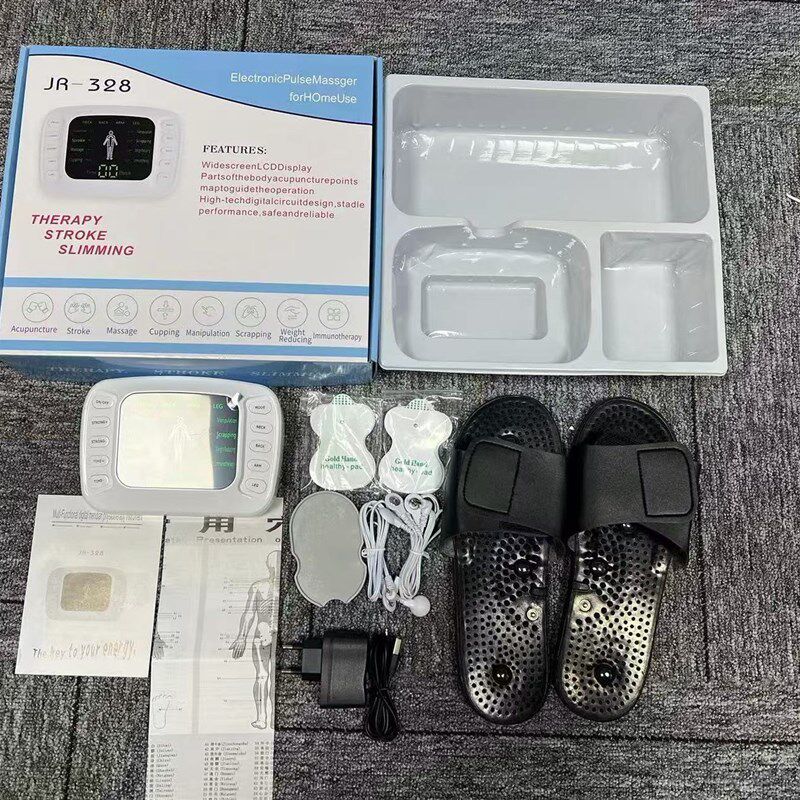 新款多功能数码经络按摩仪电子脉冲理疗仪手持针灸经络电疗仪家用