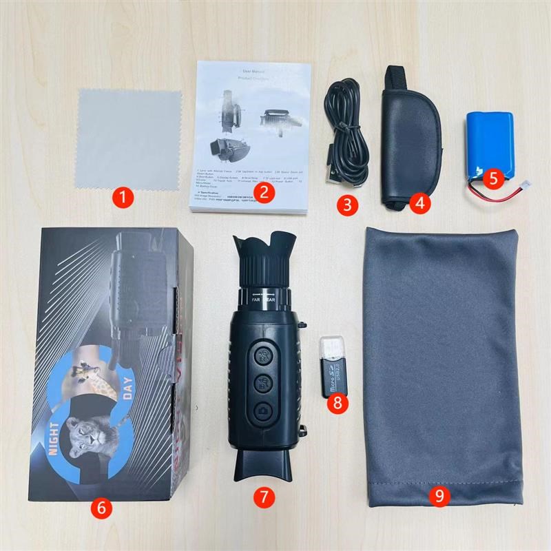 德国进口夜视仪红外夜间单目夜视望远镜高清手持数码成像仪单筒