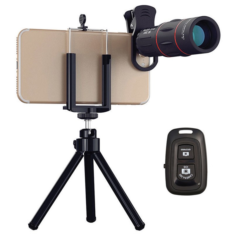 手机望远镜头高清变焦外置头演唱会拍照夜视长焦镜头单筒专业超清