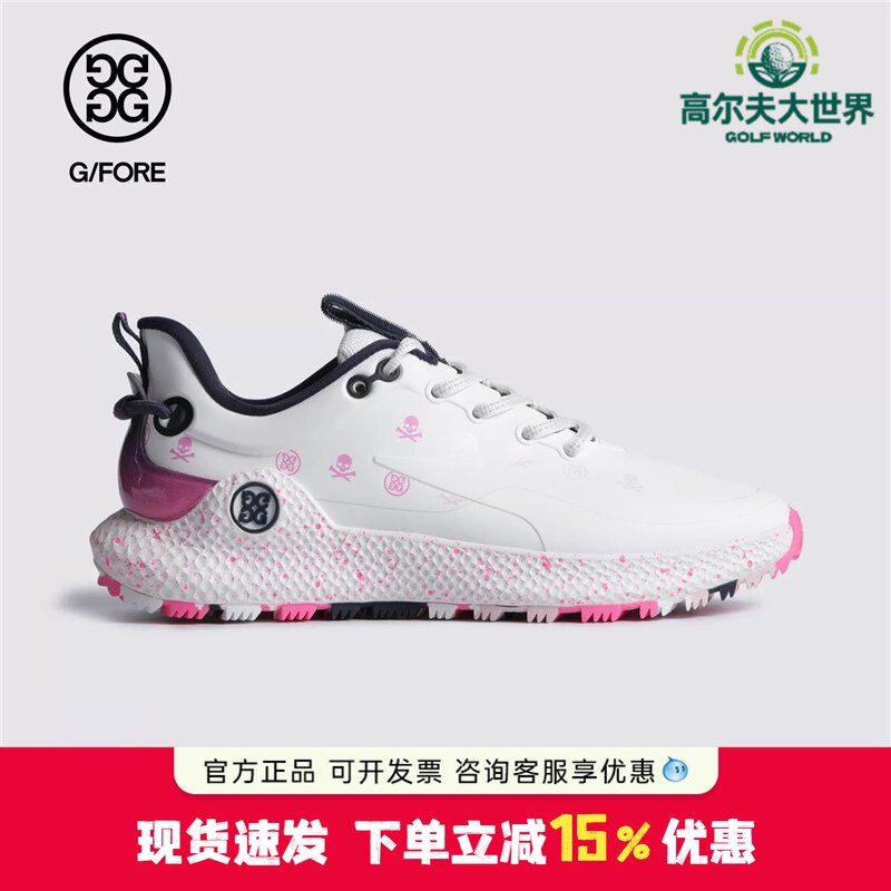 26新品GFORE高尔夫女鞋SPIKELESS MG4+O2系列运动鞋印花G4女鞋图片